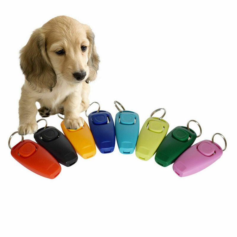 Clicker with Whistle For Hunde-usbildung Education Dog X6S8 Cat Click Train J1V8