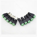 10PCS 12V Male & Female 2.1x5.5mm DC Power Jack Plug Adapter Connector Array LJ