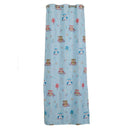 100x250cm Owl Pattern Black-ou Cloth Curtain Drapes Living Room Bedroom Blue