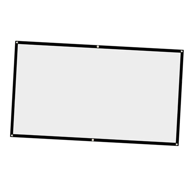 2pcs Foldable 16:9 Projection Screen Home Theater Movie