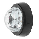 USB Rechargeable Mini Magic Ball Flashing RGB LED Car DJ Light Auto Decor Lamp