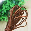 1 Roll Durable Brown Suede Leather Roller Cord String 2mm for Bracelet Necklace