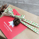 20Yards Star Printed Ribbon DIY Handmade Accessories Christmas Gift Wrapping