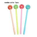 1XKawaii Cartoon Donuts Gel Pens Cute Candy Color Pen School Gift Supply Z4 V8O9