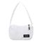 Casual Nylon Women Handbag Totes Female Zip Underarm Shoulder Bag (White)