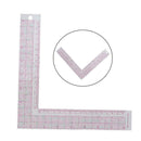 Plastic L-Square Shape Ruler Sewing Measure ruler Professional Sew Tool DIY S4E6