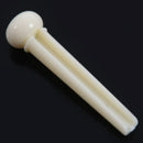 12pcs Ivory Acoustic Guitar ABS Plastic Bridge Pins