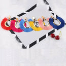 Earrings Hanging Fringe Bohemia Earrings With Tassels Large Earrings For Wo