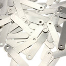 100pcs Set 2.5*0.5cm Solder Tab for Sub C 14500  Rechargeable Battery Cell