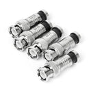 20x BNC Compression Connector RG59/RG60 CCTV Coax Coaxial Cable Adapter Male