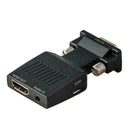 1xVGA to HDMI Adapter with Audio Male VGA to Female to Converter TV HDMI New