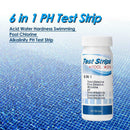 6 in 1 Acid Water Hardness Swimming Pool Chlorine Alkalinity PH Test Strip