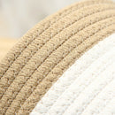 Creative Cotton Rope Art Storage Bucket Desktop Debris Cleaning Storage BaskJ9L7