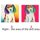 5D DIY Diamond Painting Cartoon Dog Cross Stitch Embroidery Rhinestones Kit
