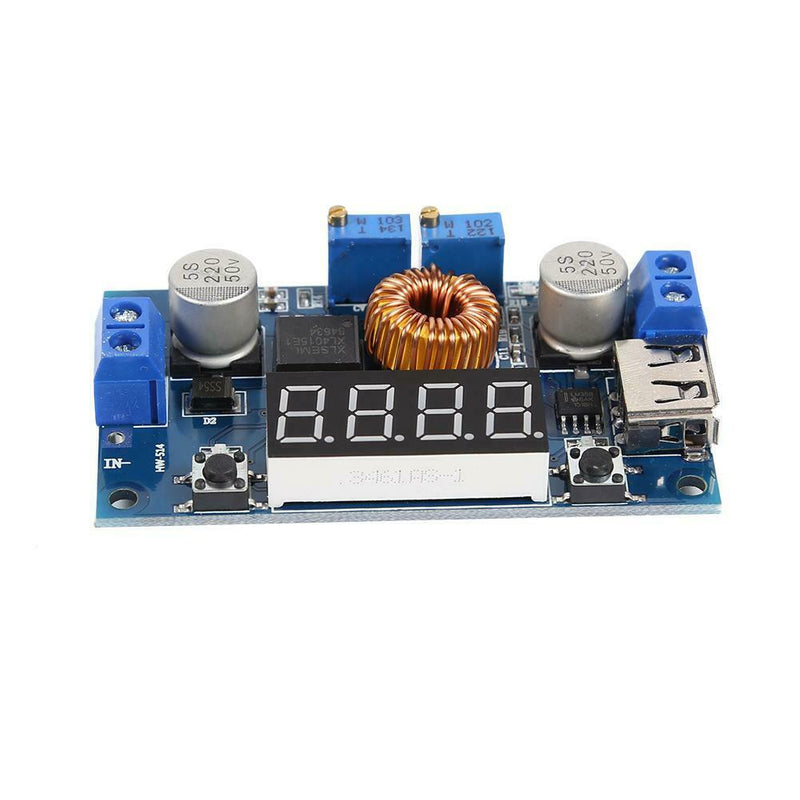 2 in 1 5A DC-DC Adjustable Power Step-down Buck Module CC/CV Charge Board