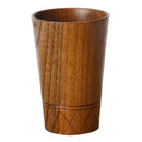 2pcs Creative Natural Wood Mug Handmade Wooden Beer Barrel Goblet Tea Cup