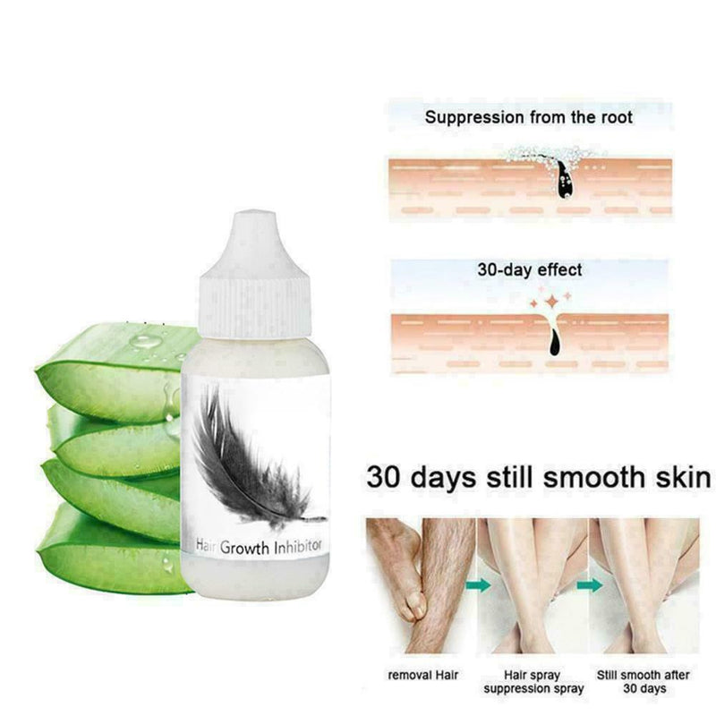 Permanent Herbs Removal Hair Growth Inhibitor Repair Hair Removal Spray Nou P3Q4