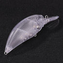 1pc Plastic Transparent Hard Lure 14g Blank Fishing Bait Unpainted Wobblers