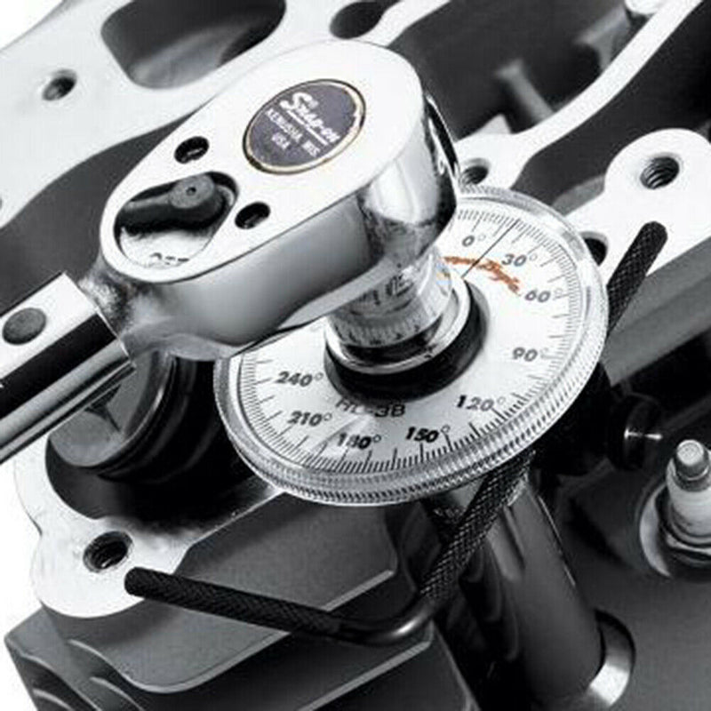 Adjustable 1/2 Inch Drive Torque Angle Gauge Car Auto Repair Hand Tool Set
