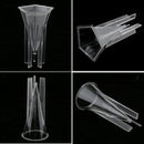 2Pc Plastic Candle Molds Soap Candles Making Crafts Conic&Pentagonal Pyramid