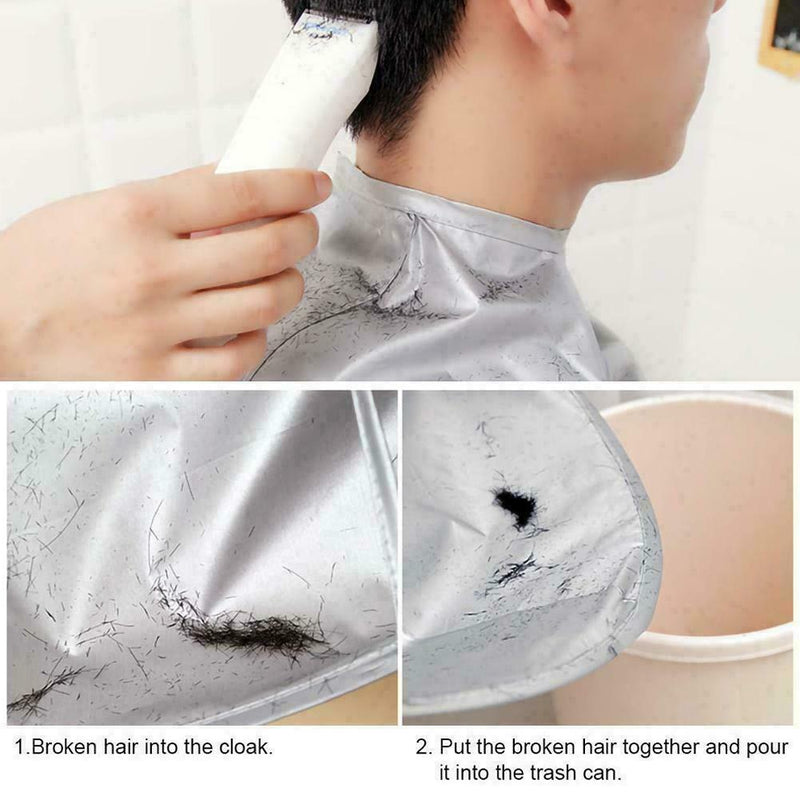 Hair Cutting Cloak Umbrella Cape Salon Barber Hairdressing Gown Catch F5T1