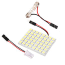 Car Interior LED 48SMD Panel T10 Dome Bulb BA9S Festoon Trailer Light White