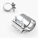 2.25'' to 2.5" Stainless Steel Exhaust Clamp Lap Joint Band for Catback Muffler