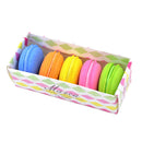 5Pcs Fashion Cute Macarons Colors Rubber Pencil Eraser Sweet Stationery Set 3cT