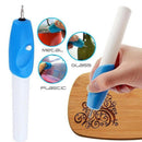 4-Pack Cordless Electric Engraving Pen Carve Tool With Tips For Diy Jewelry M7K6