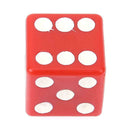 4pcs Dice Car Truck Bike Tire Air Valve Stem Caps Covers Wheel Rims (Red)