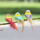 Artificial Birds Foam Feather Mini Tit Sparrow Craft DIY Wedding Wreath De BX