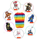Pram Cushion Rainbow Color Soft Thick BB Car Umbrella Cart Seat Pad Random3CAU