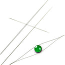 9Pcs Steel Big Eye Collapsible Beads Needle Thread Sewing Needles Different S JR