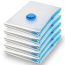 9Pcs/Set Vacuum Storage Bag Transparent Border Foldable Extra Large Compres