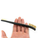 Mini Wire Brush Set Steel Brass Nylon Cleaning Polishing Metal Rust Tool 3Pcs
