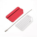 5 Pcs Holiday Metal Travel Luggage Baggage Suitcase ID Tag Buckle Address L