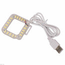 White USB 20 LED Lens Ring Flash Fill Light Lamp for GoPro Hero 3 3+ 4 Came K2O7