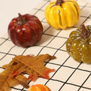 Simulation Pumpkin Maple Leaves Halloween Home Decoration Accessories Y9U1