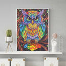 5D DIY Special Shaped Diamond Painting Owl Cross Stitch Mosaic Craft Kit