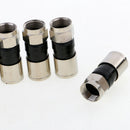 10x F Type Compression Connector Coax Crimp Joiner Coupler For RG6 TV Cable