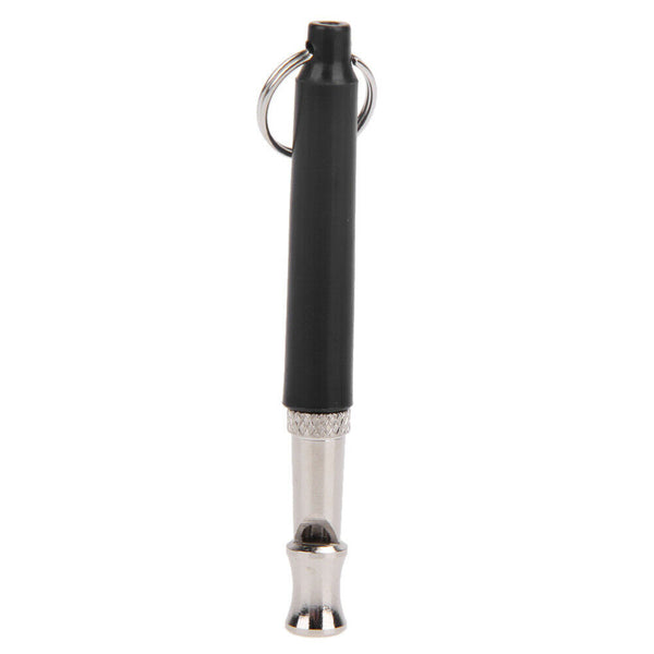 Two-tone Ultrasonic Flute Dog Whistle Keychain for Pet Training A#S