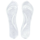1 pair Transparent Gel Insoles with Forefoot Arch Support Foot Fatigue/ DtreZ8F6