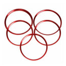 For 2013-18 Mercedes Benz GLA Class Red Aluminum Car Air Vent Outlet Ring Trims