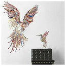 Large Parrot Transparent Removable Wall Stickers Home Decor For Living Room Q8L3
