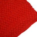 Women Warm Knit Neck Circle Wool Cowl Snood Long Scarf - Red Z4R8