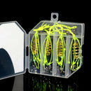 4 Pcs/Set Bomb Fishing Hook Fishing Feeder Bomb Proof Hanging Explosion Hoo T8K6