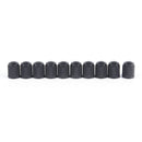 100pcs Black Plastic Dust valve caps bike car wheel tyre air valve stem caps Z
