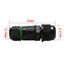 Waterproof Connectors 3 pin IP68 10A Electrical Wire Cable LED Light Connecto OZ