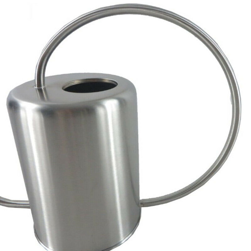 2000ml Long Spout Watering Can Flowers Stainless Steel Watering Pot Garden Parts