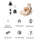 Professional Pet Nail Grinder Dog Electric Manicure Device USB Charging Cli